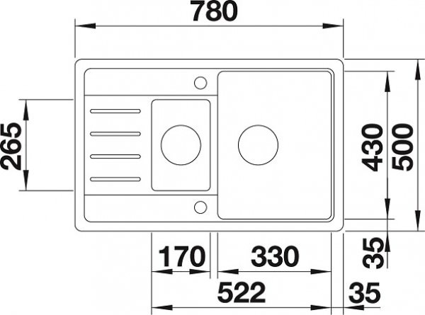 BLANCO LEGRA 6 S COMPACT