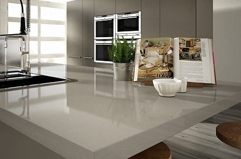 Столешница из искусственного камня Silestone в серых тонах